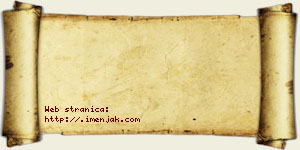 Nikodije Jaglikić vizit kartica